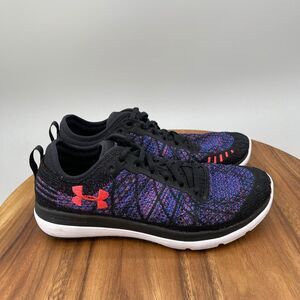 Under Armour Threadborne Fortis 3 Shoes Womens Size 9.5 Purple Running Walking